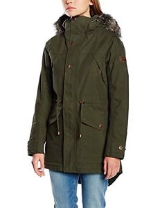Berghaus, Parka impermeabile Donna, Verde (Grün), M