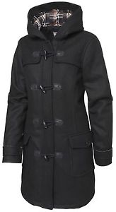 TENSON Jarilan Jacket  1278214 black  Damenjacke Dufflecoat Damen Winterjacke