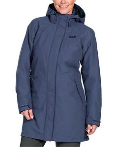 Jack Wolfskin, Cappotto 3 in 1 Donna Ottawa, Blu (Blue Indigo), XL