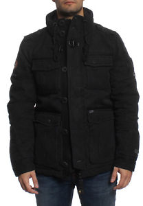 Khujo GIACCA Uomo ANTONIO CON INTERNO giacca Black