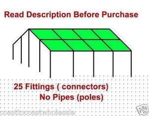 40x40 Wedding Canopy Shade Tent Car Boat No Poles 4 it , Tent4all