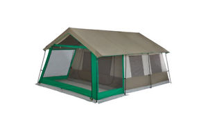 New Magellan Outdoors Lodge Cabin Tent Sleeps 10 Person Family Shelter 8 Windows