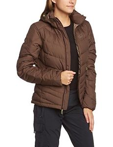 Jack Wolfskin Selenium Down Giacca da Donna, Marrone, L