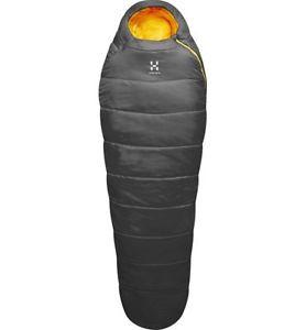 Haglofs Lupus-3 Sleeping Bag (Magnetite, L) Mens Unisex  New