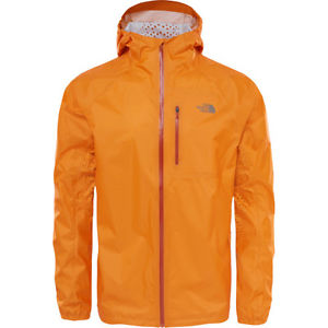 North Face Flight Series Fuse Running Mens Jacket Windproof - Exuberance Orange