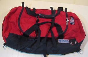 BAD Best American Duffel Red & Black  Large / XL Excellent!