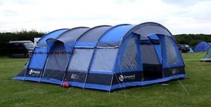 GELERT CORVUS 6+2 LARGE 8 MAN/PERSON/BERTH FAMILY TENT 3 ROOMS VGC