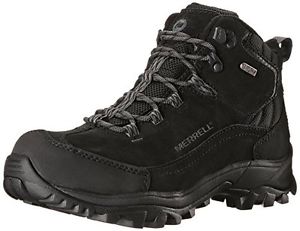 Merrell - NORSEHUND OMEGA MID WTPF, Scarpe Da Escursionismo da Uomo, Nero (Black