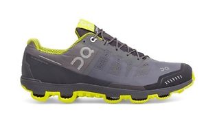 On Cloudventure Grey/Sulphur Mens Shoes