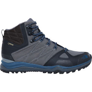 North Face Ultra Fastpack Ii Mid Gtx Mens Footwear Walking Shoes - Zinc Grey