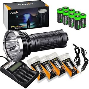 FENIX TK75 4000 Lumen 2015 Edition Triple CREE XM-L2 U2 LED Flashlight/Search...