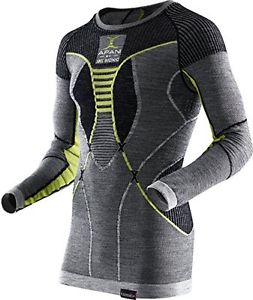 X-Bionic Apani Merino By X Uw Shirt Lg_Sl. Sottomaglia a girocollo, da uomo, Uom
