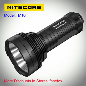 Nitecore TM16 4000 Lumens 4×CREE XM-L2 U2 LED Camping Flashlight 4×18650 Battery