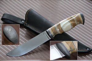 DAMASTMESSER JAGDMESSER. Exclusive handmade knife. OUTDOOR MESSER