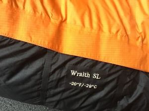 Mountain Hardwear -20 Wraith SL 800 fill down sleeping bag, long