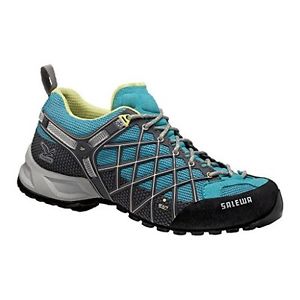 Salewa Ws Wildfire, Scarpe da Trekking da Donna, Turchese (8481_Atlantis/Sulphur
