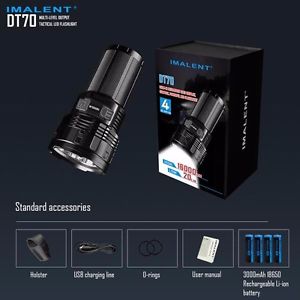 IMALENT DT70 XHP70 16000LM Tactical USB Rechargeable LED Flashlight
