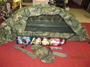 CATOMA STEALTH 1 TACTICAL TENT COMBAT SHELTER WOODLAND BDU MILITARY ISSUE