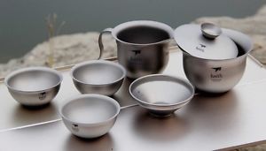 Keith Ti3910 Titanium Tea Cup Set Camping Tea Cup Set Utralight 3910