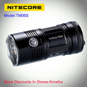 Nitecore TM06S 4000 Lumen 4×CREE XM-L2 U3 LED Camping Flashlight 4×18650 Battery