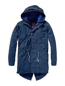 Scotch & Soda Mare Shanty Tela Paker Giacca blu marino