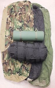 US Army Militare MSS Goretex Dormire borsa Sistema Sacco a pelo Woodland m