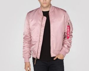 ALPHA INDUSTRIES MA-1 VF 59 ARGENTO FUCSIA XL GIACCA BOMBER GIACCA DA PILOTA