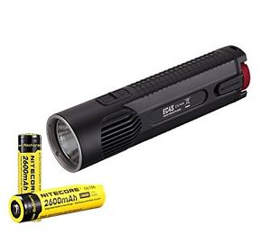 NiteCore EC4S XHP50  2150 lm LED Flashlight with Battery, Black, Left/Right