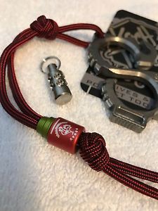 Koch Tools Solo 2.1 Stonewash Titanium + ZF bead + Spalinger Mini Ti Lantern NEW
