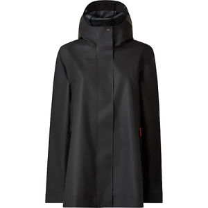 Hunter Original Rubberised Smock Womens Jacket Coat - Black All Sizes