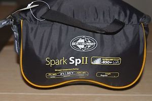 NEW Sea To Summit Spark SP2 SPII 850 Goose Down Sleeping Bag - Regular