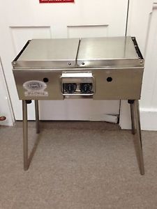Stainless Portable Dual Burner Propane "Sea of Cortez" Camping Stove