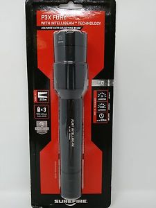 SureFire P3XIB-A-Bk Fury Intellibeam LED Flashlight 1000 Lumens NEW