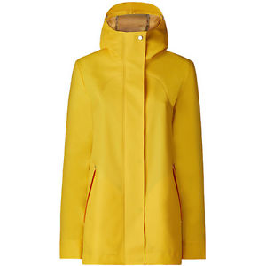Hunter Original Rubberised Smock Womens Jacket Coat - Yellow All Sizes