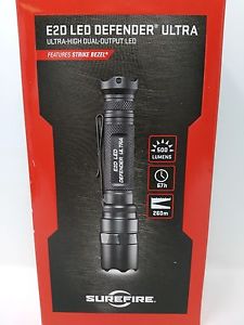 Surefire E2D Black LED Defender ULTRA LED Flashlight 500/5 Lumens E2DLU-A