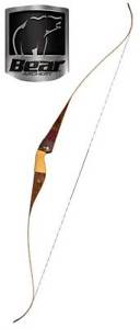 NEW Bear Kodiak Recurve Bow RIGHT Hand  55# Gloss Model Maple/Rosewood AK1555GR