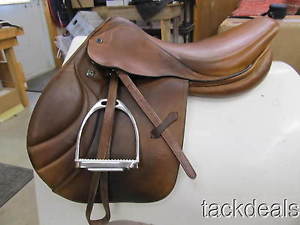 Stubben Portos Deluxe Saddle 18" 31 Tree Pessoa Leathers Used