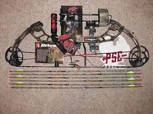 NEW 2017 PSE DRIVE R PRO PKG BOW, MOSSY COUNTRY CAMO, RH, 40-60LB, 25