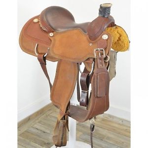 Used 15" Circle Y Saddlery Junction Roping Saddle Code: C15CIRCLEYJUNCTI