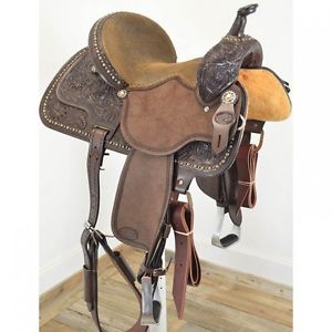New! 13.5" Molly Powell Vinatge Cowgirl Barrel Racer by Reinsman 4265-135DC-05