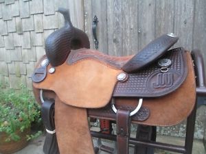 USED Bruce Cheaney Cutting Saddle