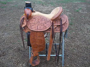 Ranch, Roping,Trail Saddle/ Custom Williams Saddlery 15 1/2 Inch Padded Seat