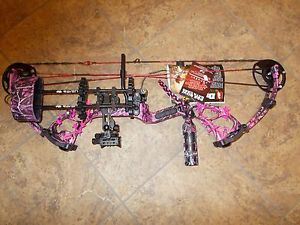 NEW 2017 PSE xforce Drive R  SD LH  Pro pkg MUDDY GIRL camo  30-50#