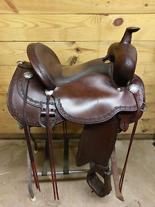 Circle Y 2377 Alpine Flex2 Trail Saddle 16" Seat, Regular Tree