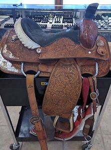 DOUBLE J Western roping saddle