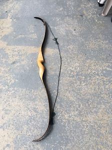 Bob Savage Death Master Recurve Bow Made In 1975 Or 76. 60 # At 28".