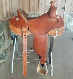 Teskey's Western Saddle & Tripping Collar-Never Used