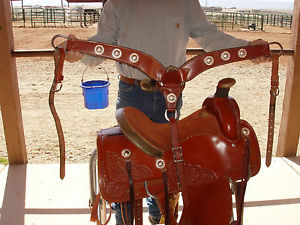 McCalls  Roping  Saddle 15.5 / Matching Breast Collar