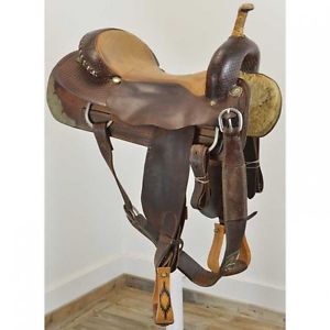 Used 17" Bob Marshall Saddles Cutting Saddle Code: U17BMARSHALLCUT