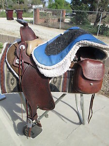 17" ORTHO-FLEX "Caliente" , SADDLE BAGS, EXTRA BOOTIES, REINSMAN PAD